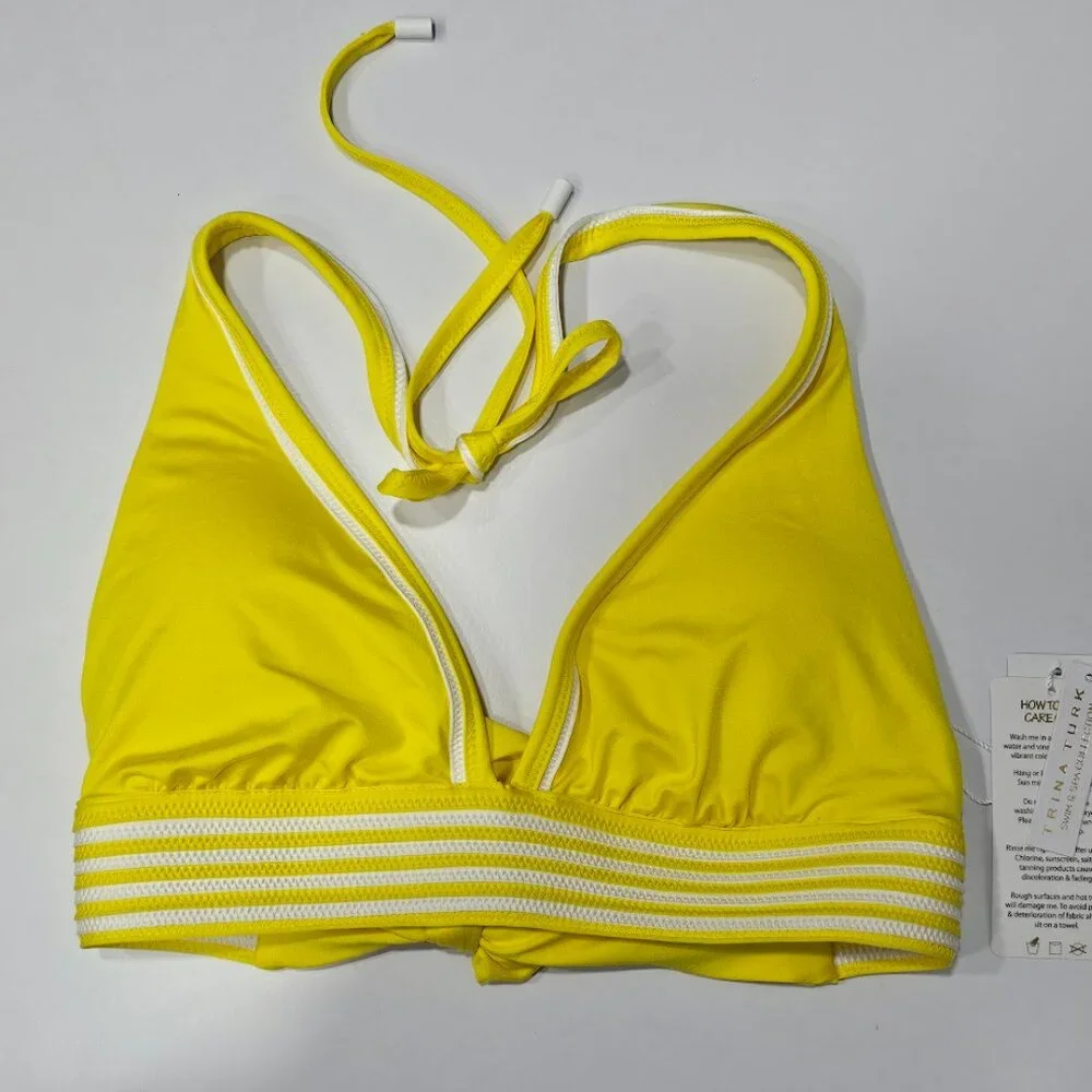 Trina Turk Monaco Pleated Halter Bikini Top - Picture 5 of 8